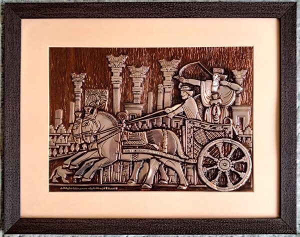 Pharohs Of The Mystic Egypt "Foil Embossed" Wall Painting