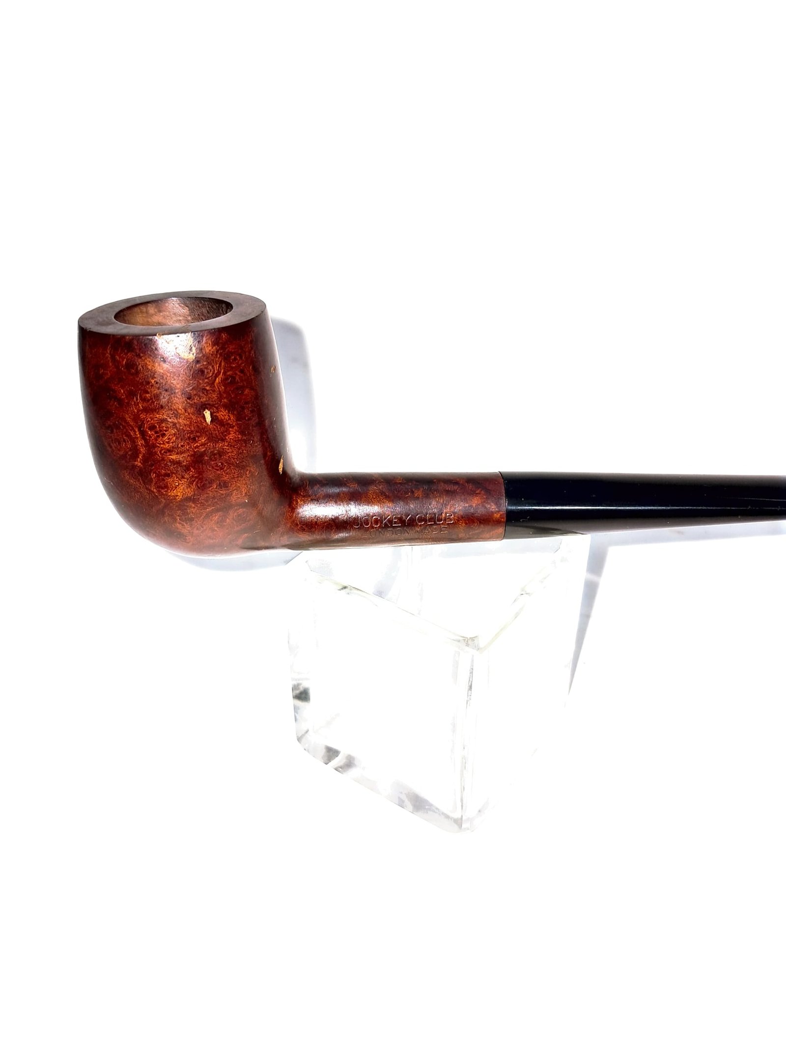 Jockey Club Briar Vintage Smoking Pipe – London Made – Classic Vintage Tobacciana