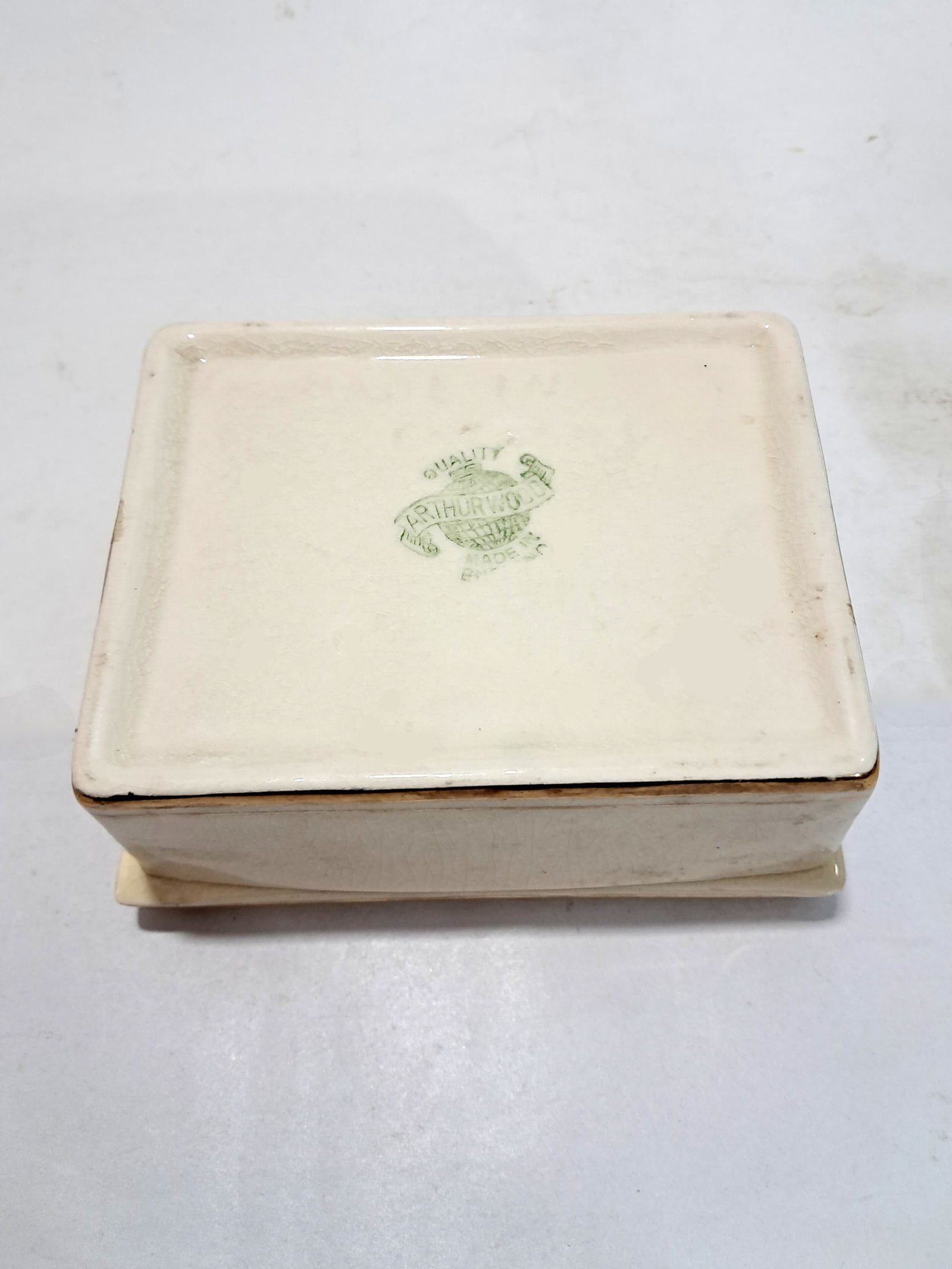 Arthur Wood Queen Elizabeth II Coronation Ceramic Candy Box (1953)