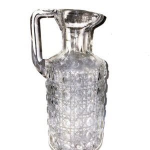Vintage Crystal Cut Glass Decanter – Elegant Collectible Vintage Barware