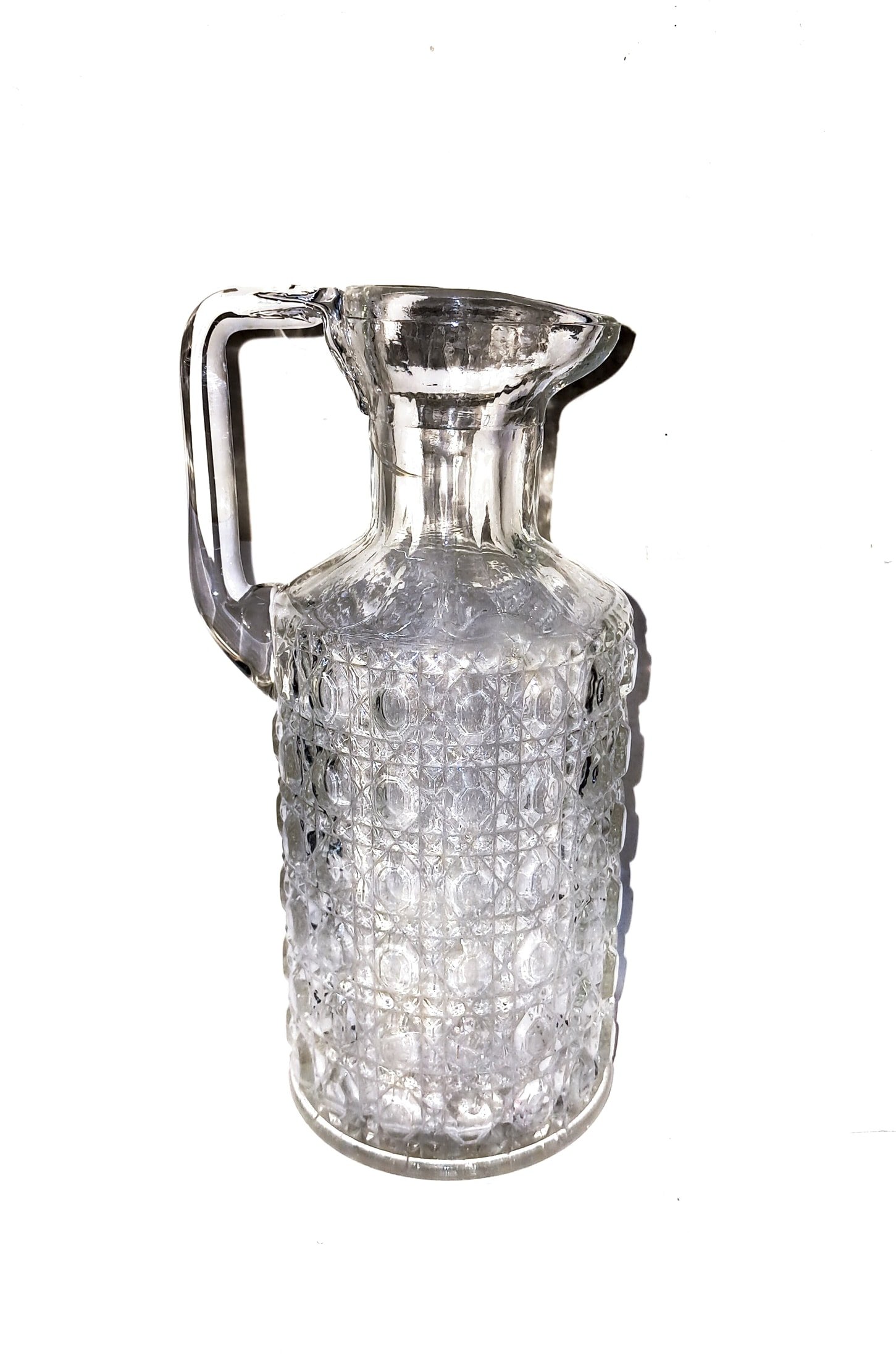 Vintage Crystal Cut Glass Decanter – Elegant Collectible Vintage Barware
