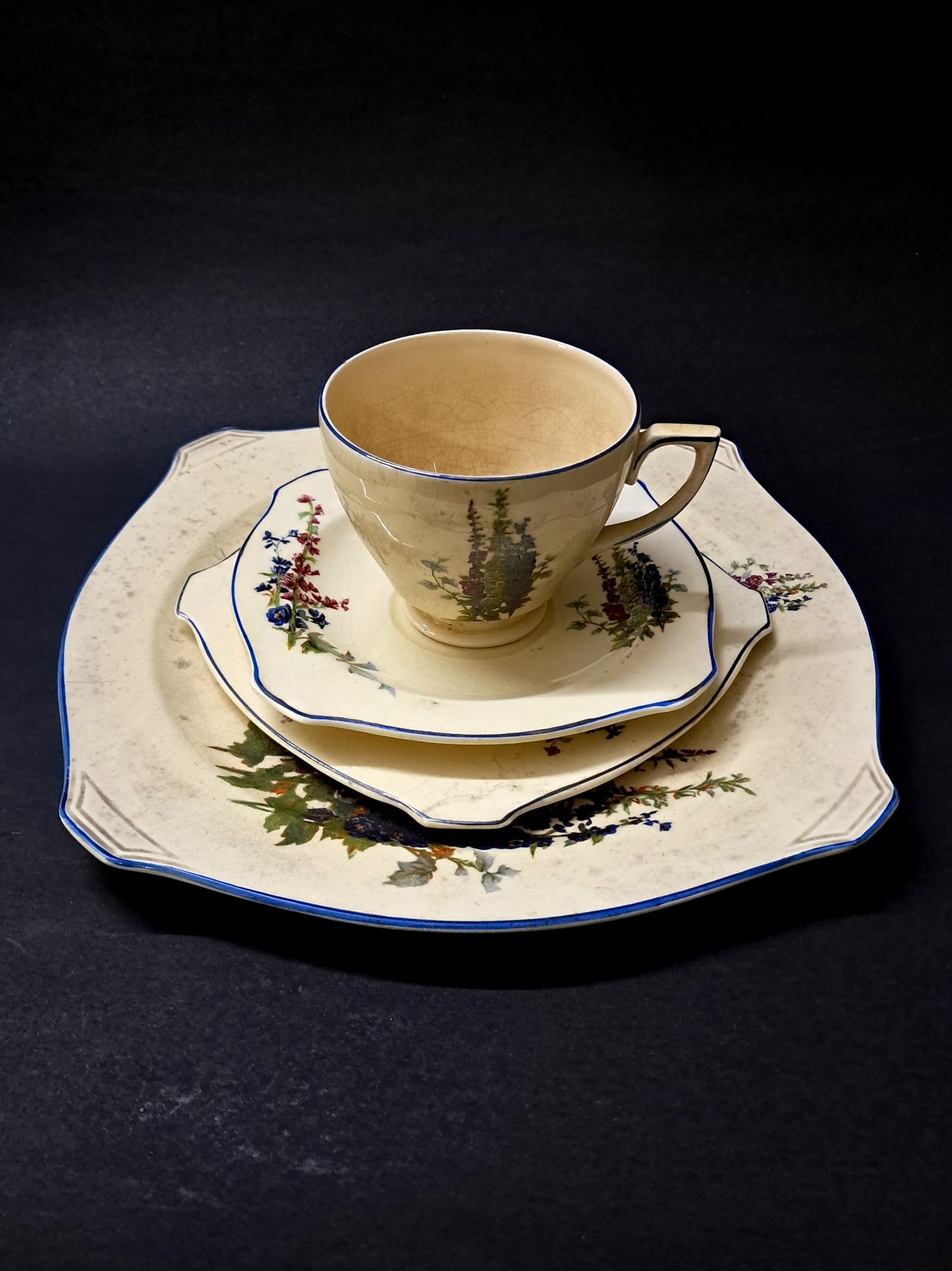 Vintage Newhall Hanley Staffs Tea Set – Made in England Floral Tea Ware