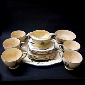Vintage Newhall Hanley Staffs Tea Set – Made in England Floral Tea Ware