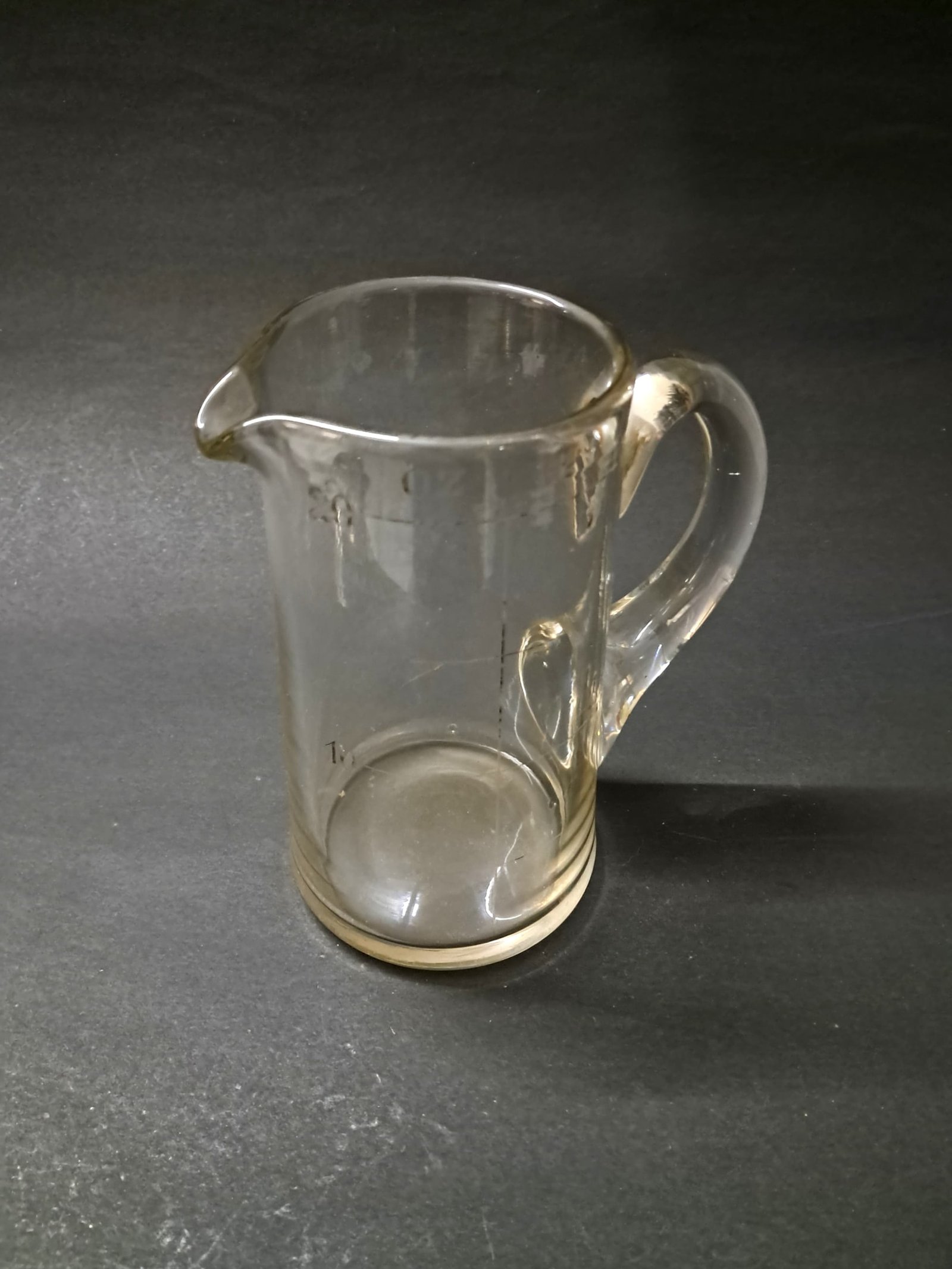 Vintage Miniature 6-Inch Clear Glass Pitcher – Small Decorative Milk/Water Jug
