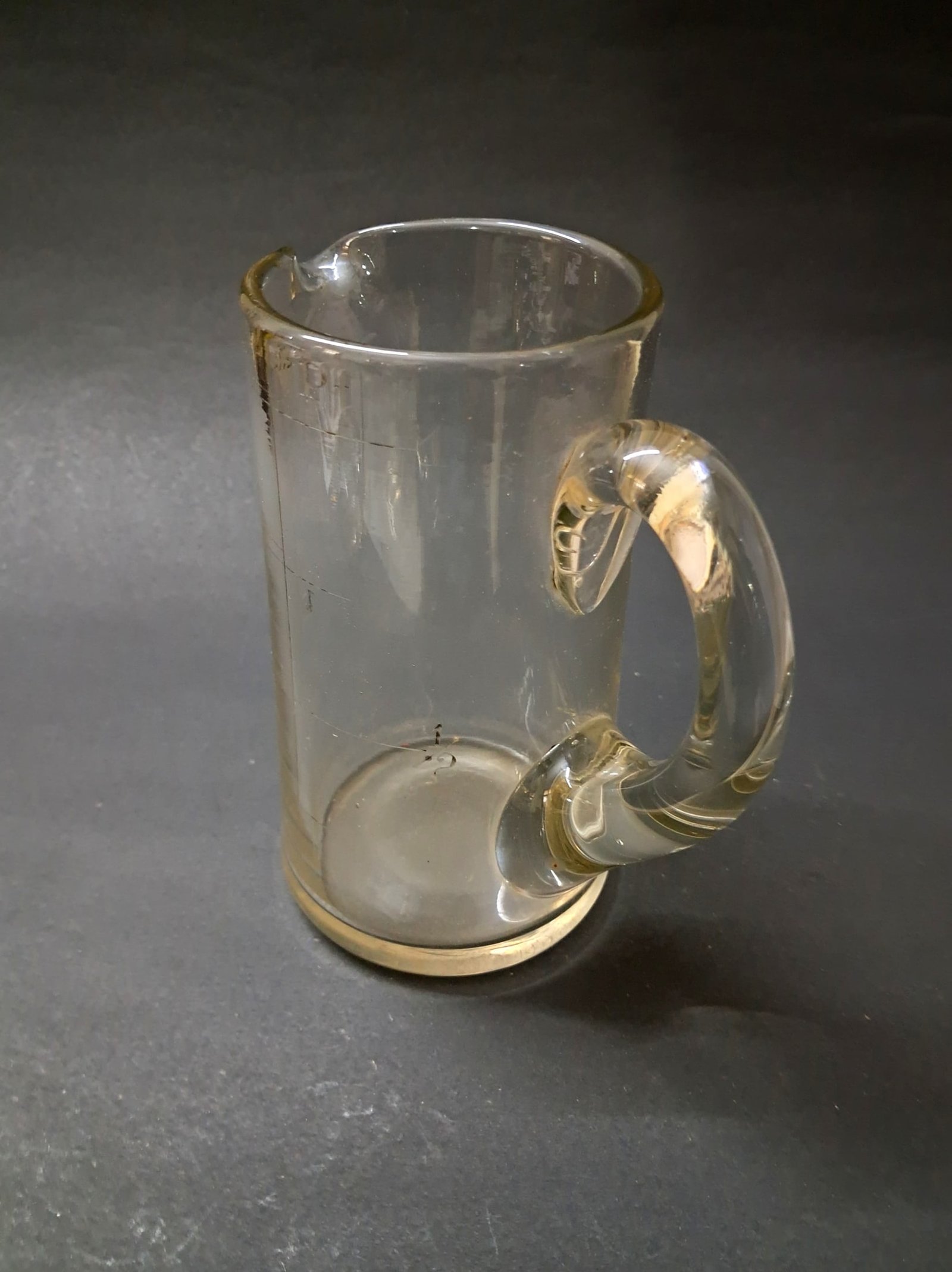 Vintage Miniature 6-Inch Clear Glass Pitcher – Small Decorative Milk/Water Jug