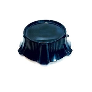 Vintage Art Deco Black Glass Pedestal Base for Vase