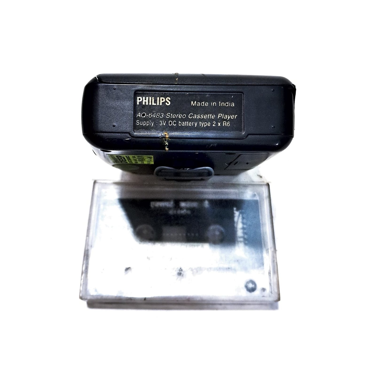 Vintage Philips AQ6483 Stereo Cassette Player – 3-Band Graphic Equalizer