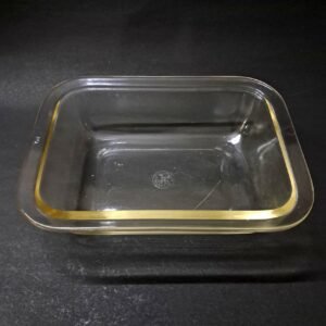 Vintage Westinghouse Clear Yellow-Tint Pyrex Glass Baking Dish – Retro Glass Ovenware
